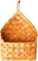 Hanging Storage Basket Hanging Woven Storage Basket Wall Mounted Organizer Entryway Mail Letter Holder Vegetable Fruit Keeper Plant Rattan Basket Bin for Office Home