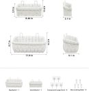 Wall Hanging Basket, Boho Style Hand-Woven Hanging Storage Baskets - Set of 2, Ideal for Boho Room Decor, Kitchen, Garden, and Living Room
